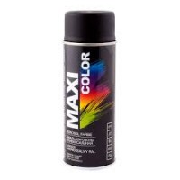 Maxi Color  Емаль аерозольна універсальна, чорна, 400мл