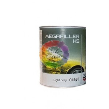 Грунт акриловий для авто Lechler 04638 MEGAFILLER HS. Light GREY 1л, світло сірий (без затверджувача)