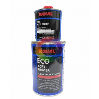 Акриловый грунт для авто Ranal ECO 5+1, красный 0,8+0,16 отвердитель